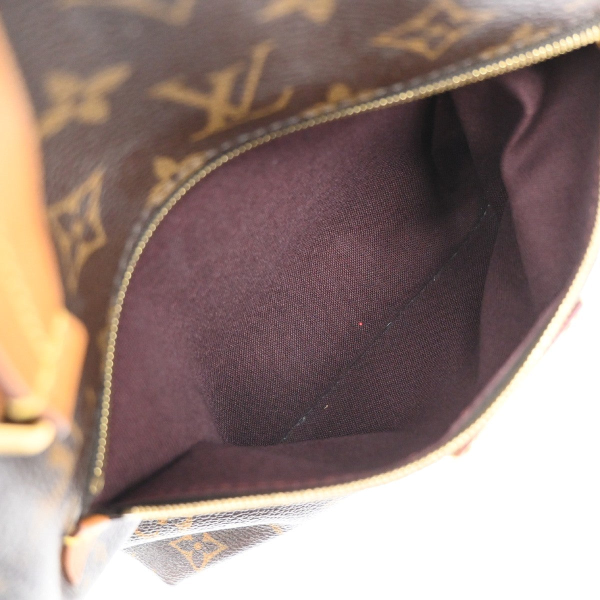 LOUIS VUITTON LV Iena PM Shoulder Bag Monogram Leather Brown M42268 84KB332