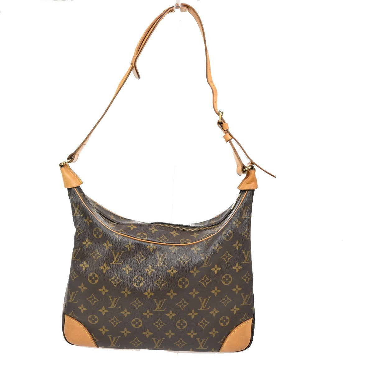LOUIS VUITTON Boulogne 35 Shoulder Bag Monogram Leather Brown M51260 76KB633