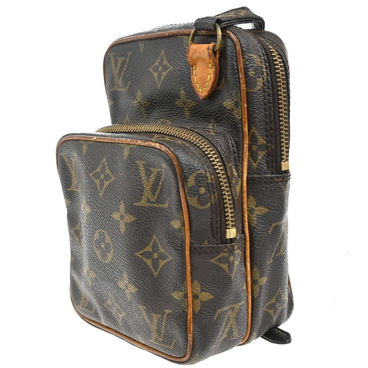 LOUIS VUITTON Mini Amazon Shoulder Bag Monogram Leather Brown M45238 30MA098