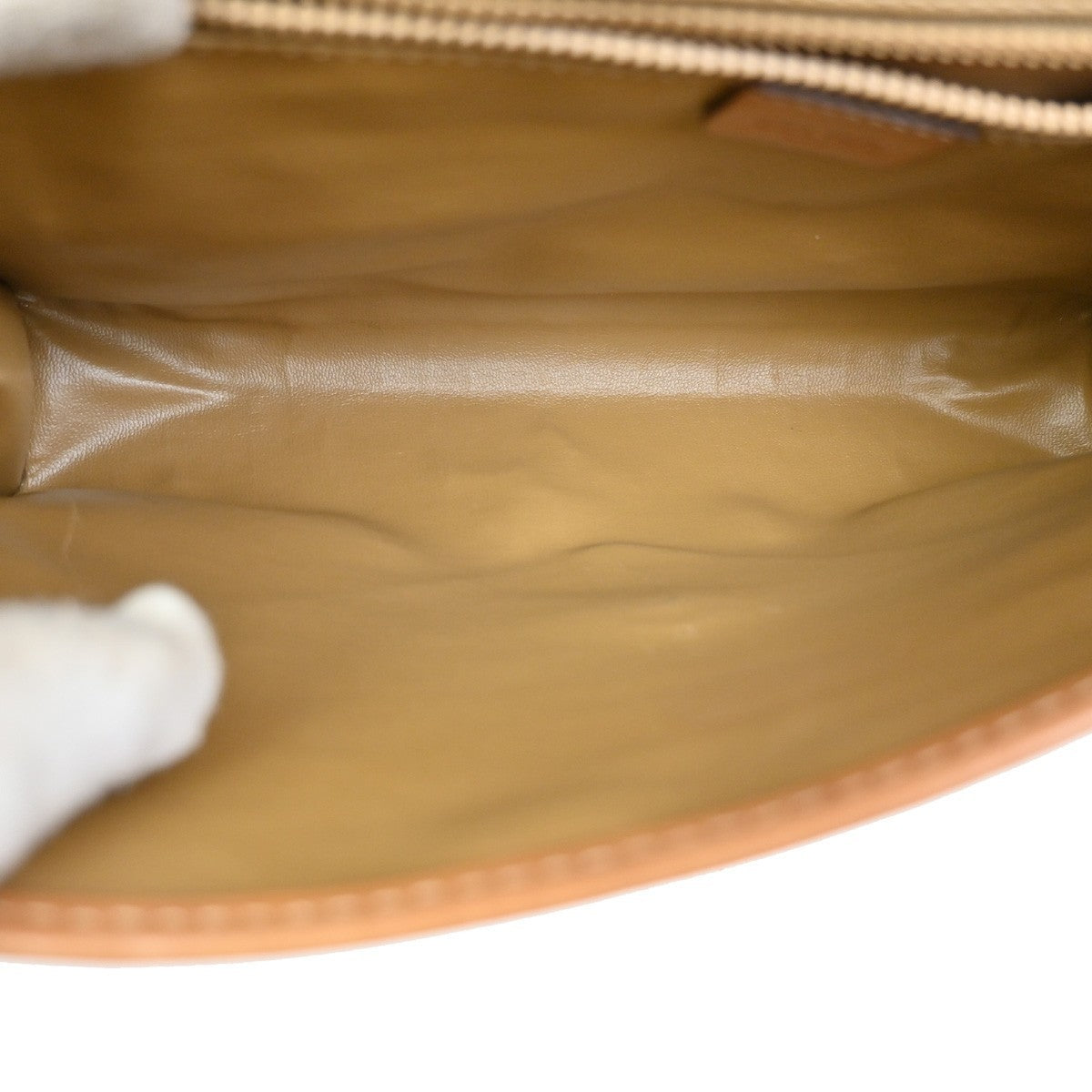 CELINE Logo Macadam Pattern 2Way Shoulder Bag PVC Leather Brown Italy 65KB548