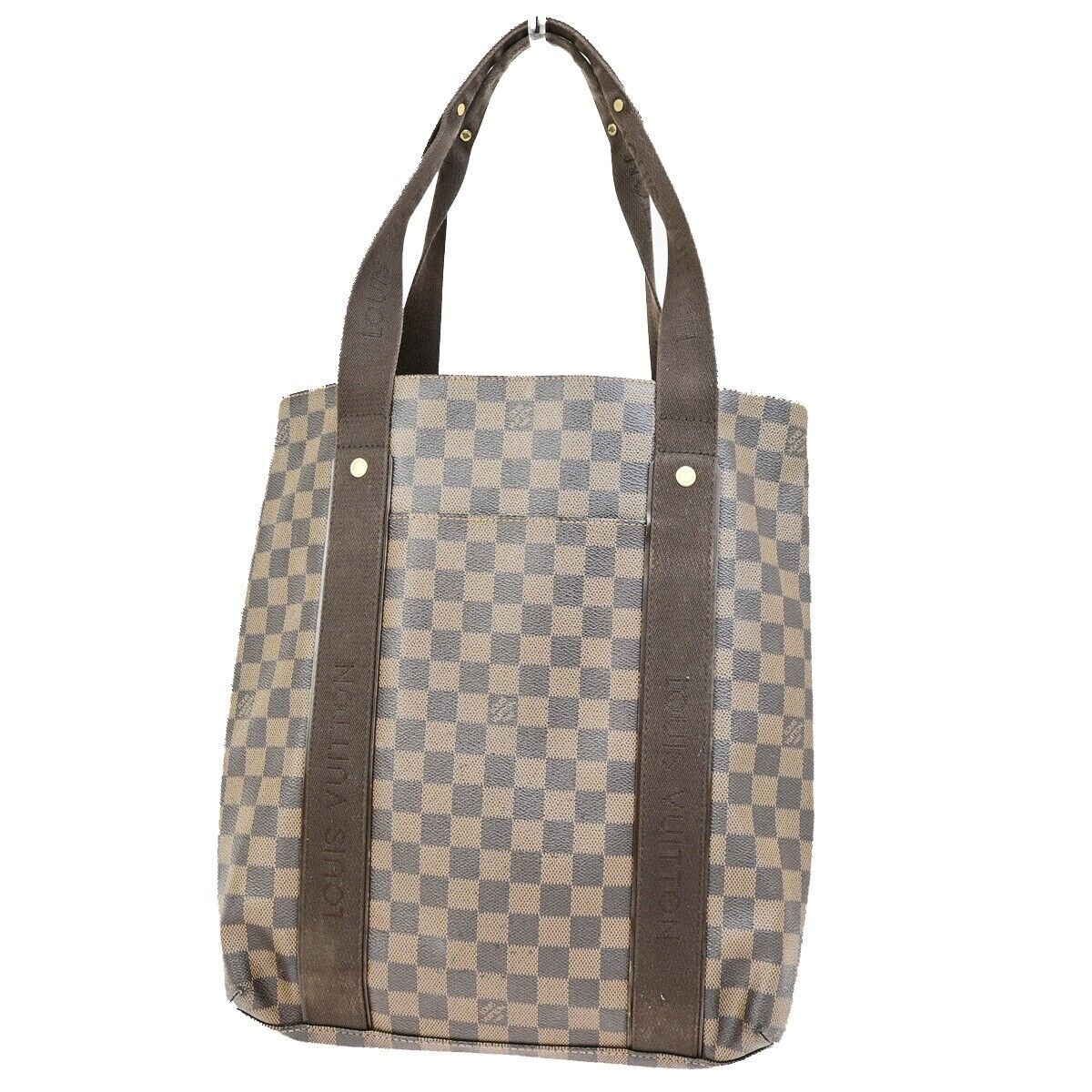 LOUIS VUITTON Cabas Beaubourg Shoulder Bag Damier Ebene Leather N52006 25EC977