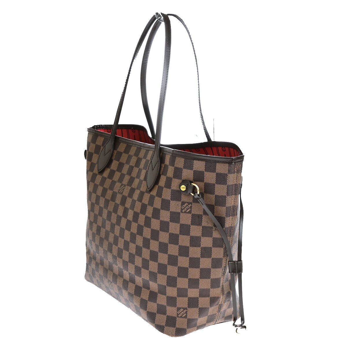 LOUIS VUITTON Neverfull MM Shoulder Tote Bag Damier Leather BN N51105 601YF656