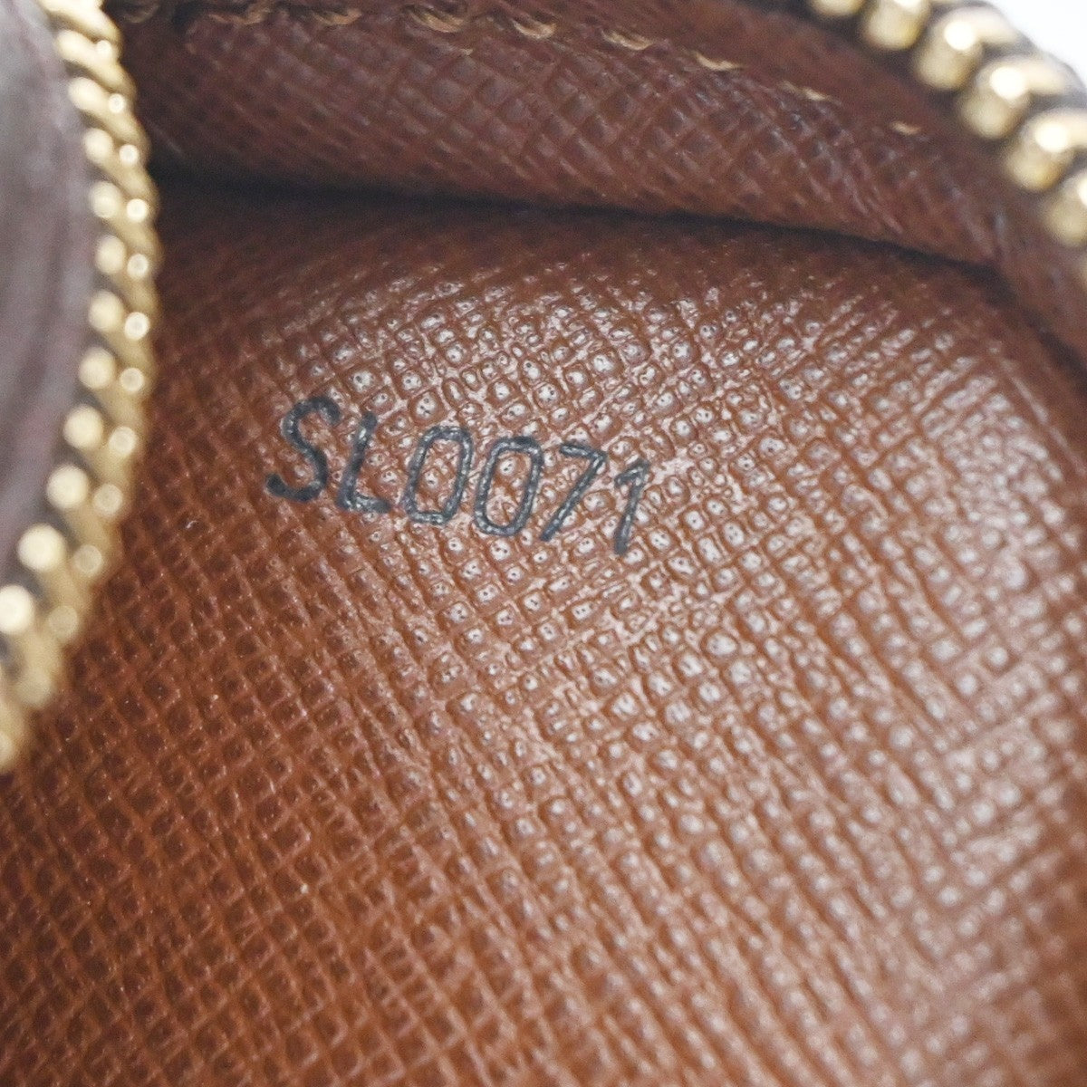 LOUIS VUITTON Danube Shoulder Bag Monogram Leather Brown France M45266 35KC729