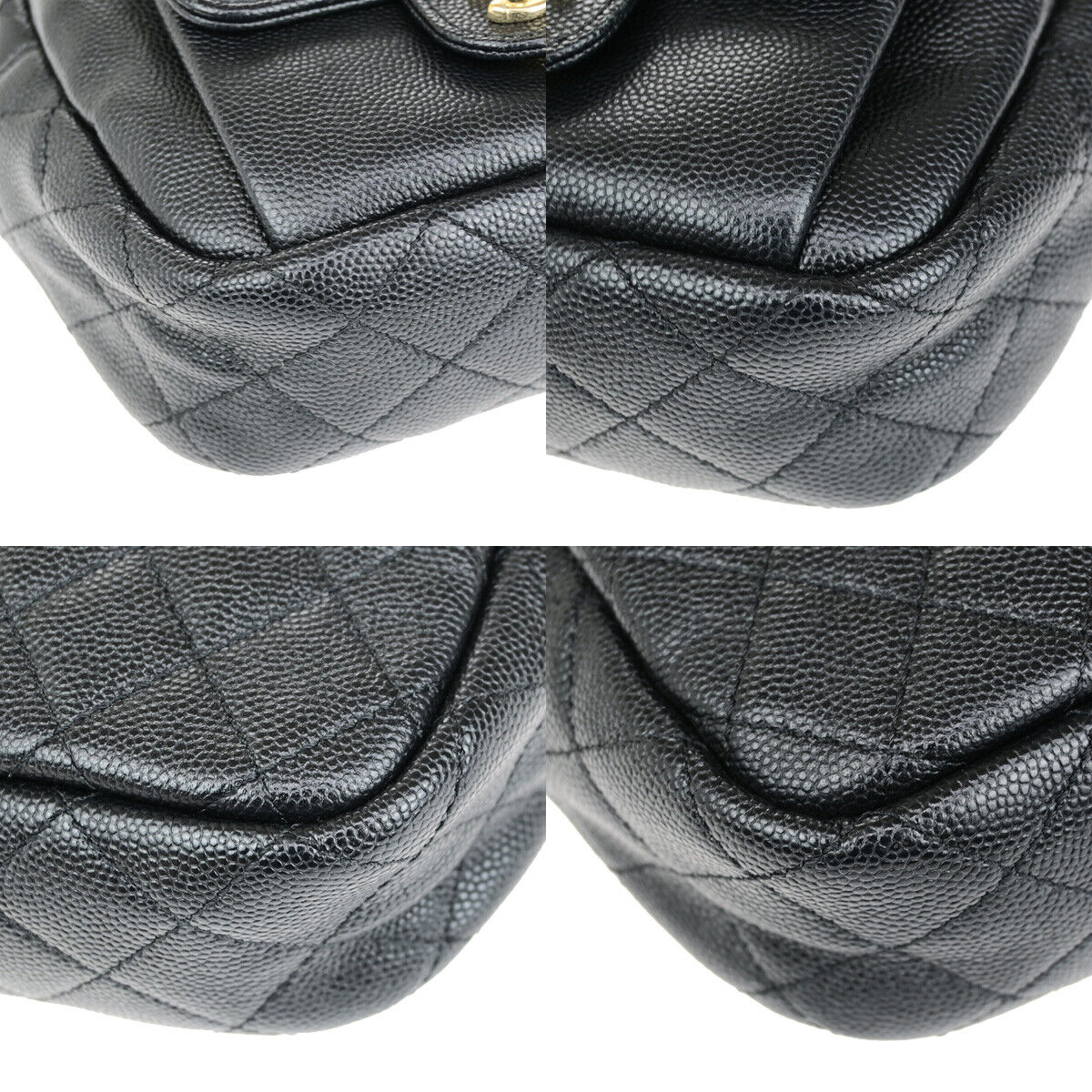 CHANEL CC Logo Matelasse Chain Mini Shoulder Bag Grained Leather BK GHW 325RK802