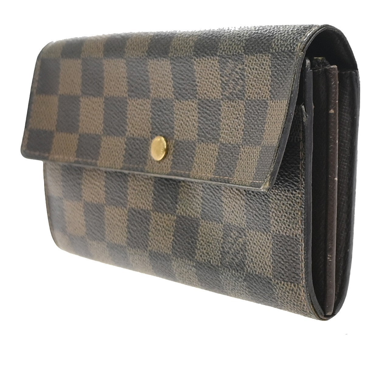 LOUIS VUITTON Porte Monnaie Credit Wallet Damier Ebene Leather BN N61724 02KC719