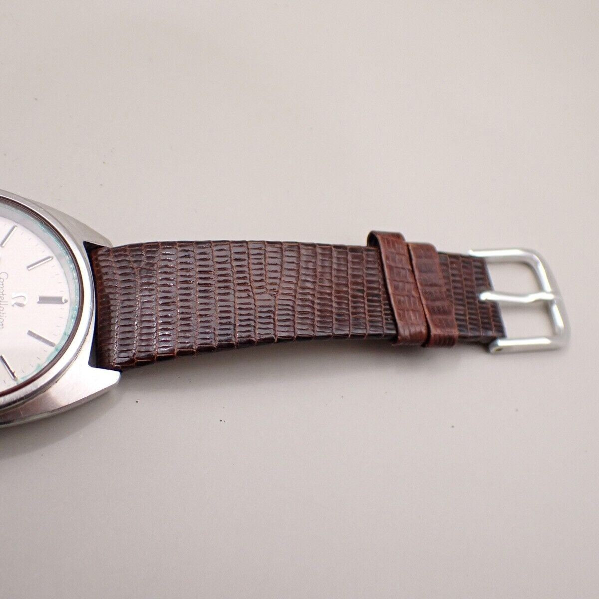 OMEGA Constellation Automatic Wrist Watch 35mm ST Embossing Leather BN 91RK778