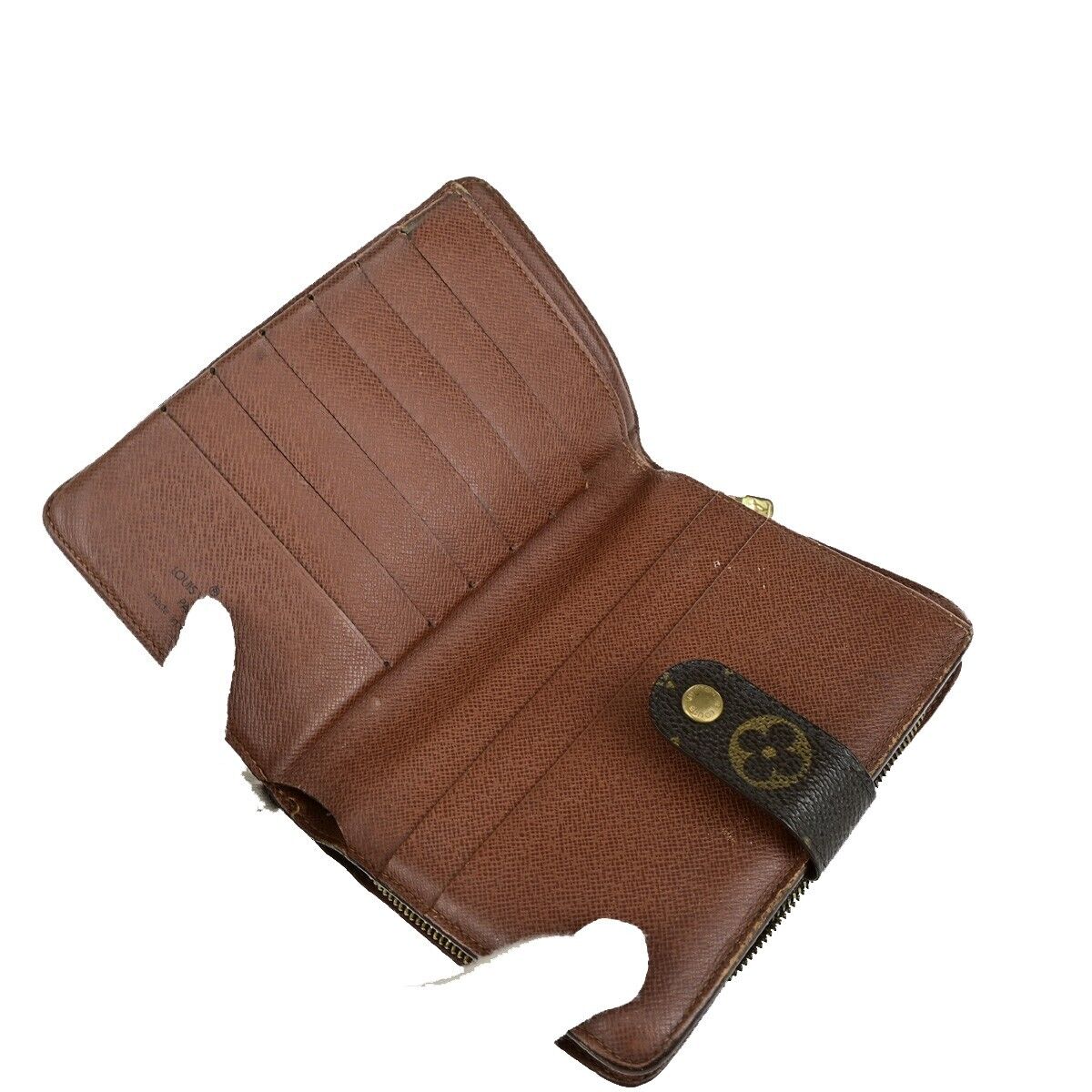 LOUIS VUITTON LV 4 Set Wallet Pen Case Monogram Epi Leather Brown Black 61KA450