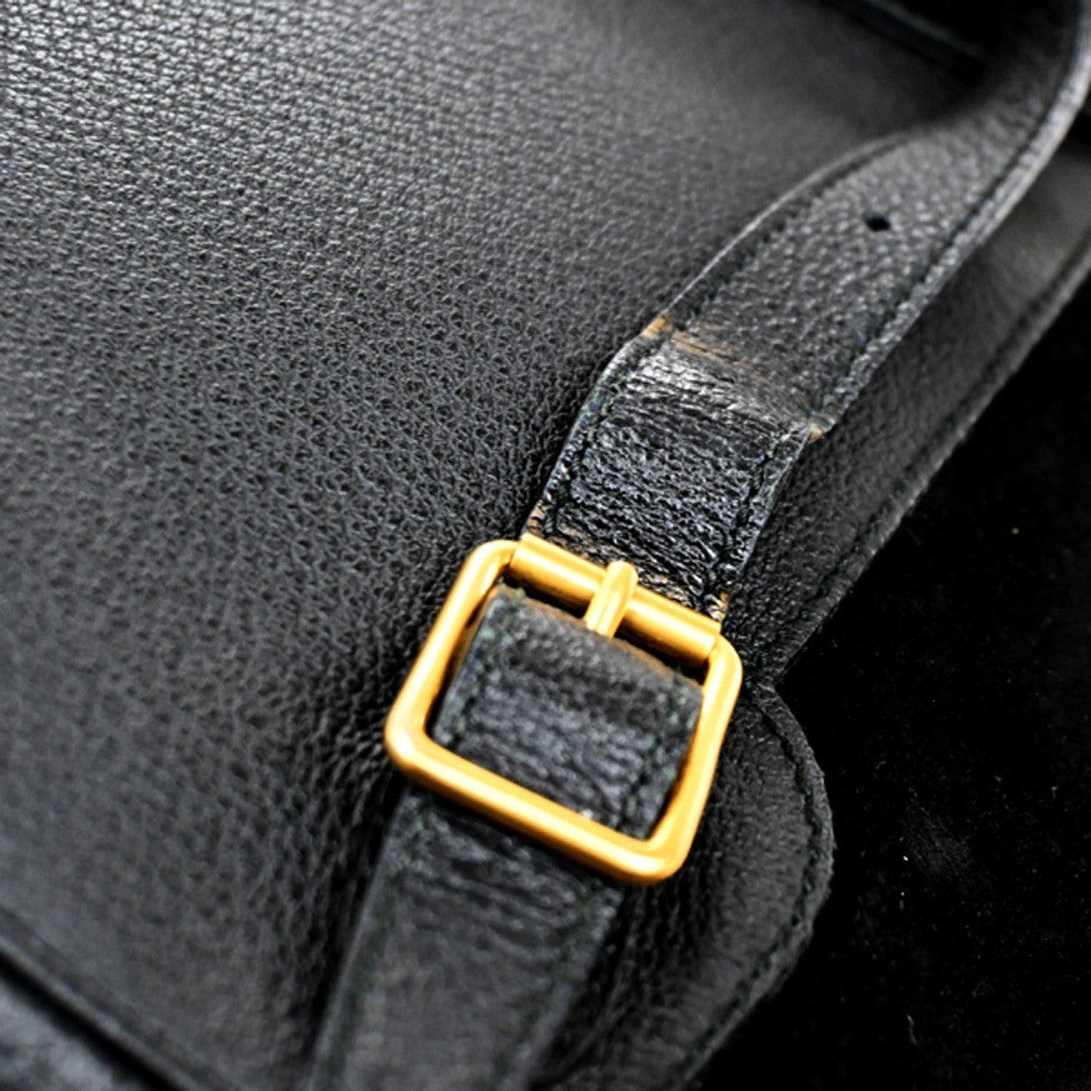 GUCCI Logo GG Pattern Bamboo Backpack Bag Suede Canvas Black SHW Italy 62CA501