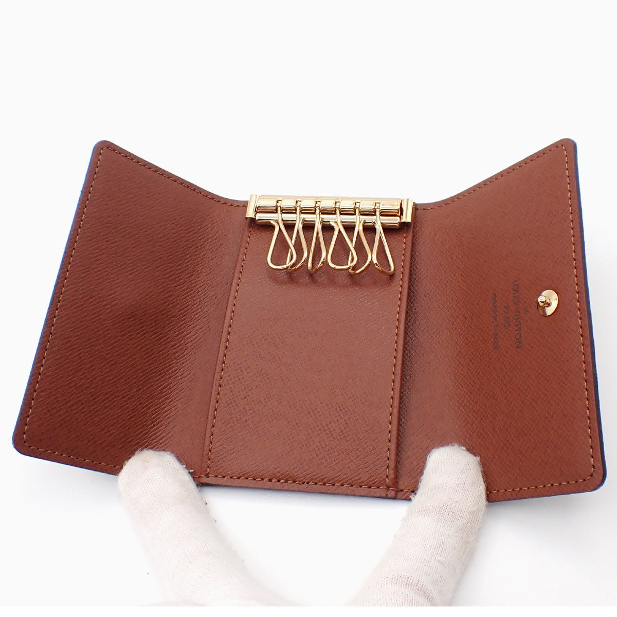 LOUIS VUITTON Multicles 6 Hooks Key Case Monogram Leather Brown  M62630 38AA123