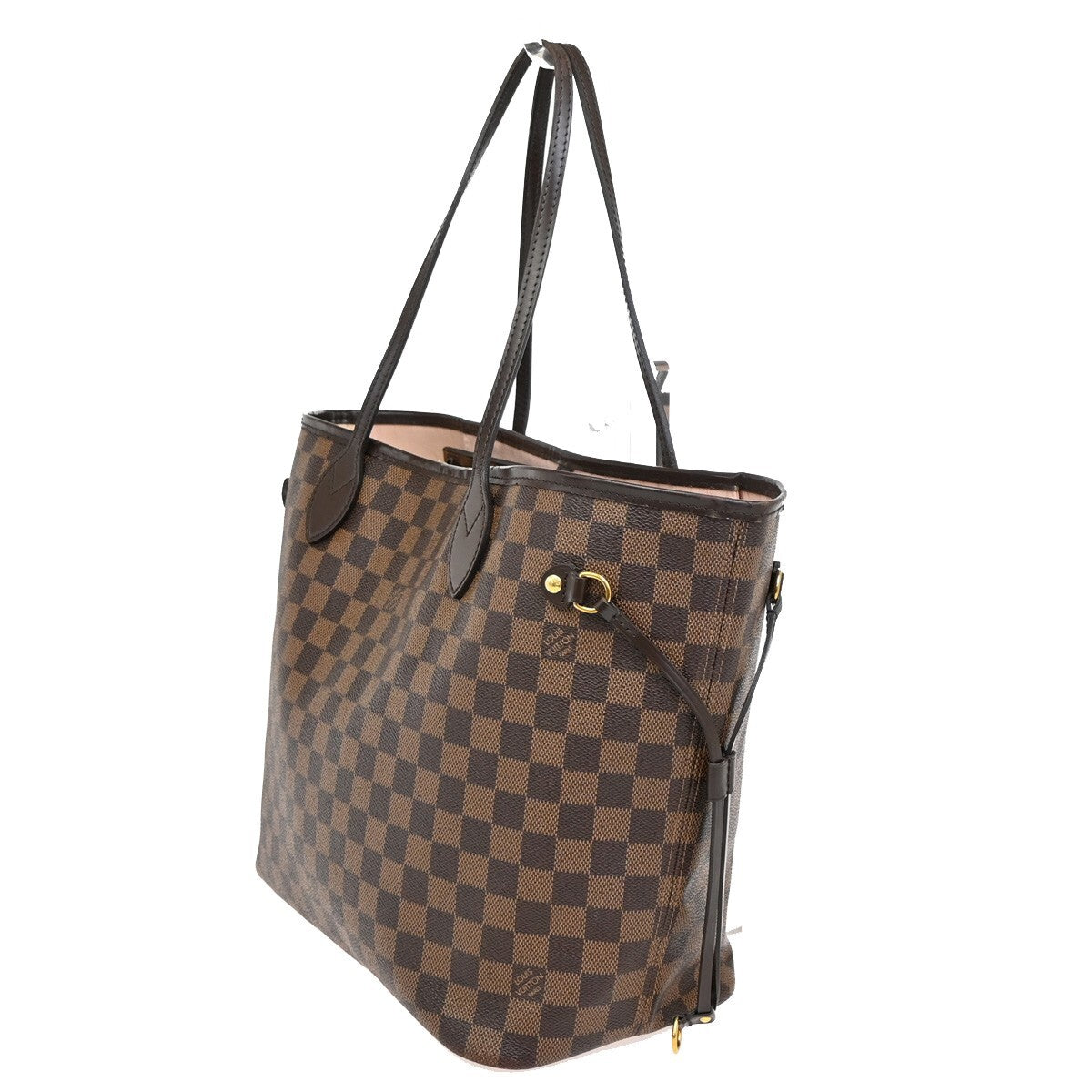 LOUIS VUITTON Neverfull MM Shoulder Tote Bag Damier Leather BN N41603 669EE254