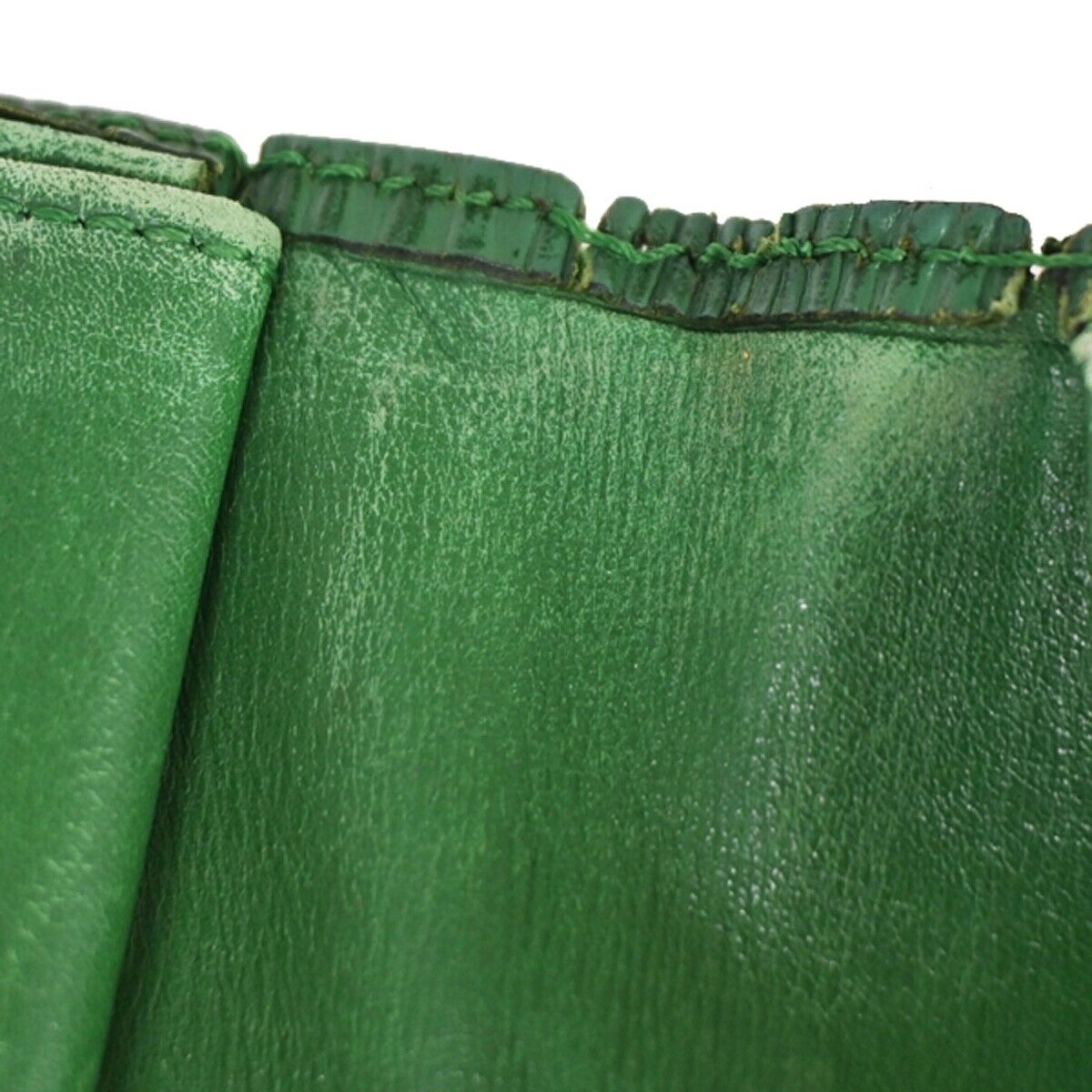 LOUIS VUITTON Logo International Trifold Wallet Epi Leather Green M63384 08YD113