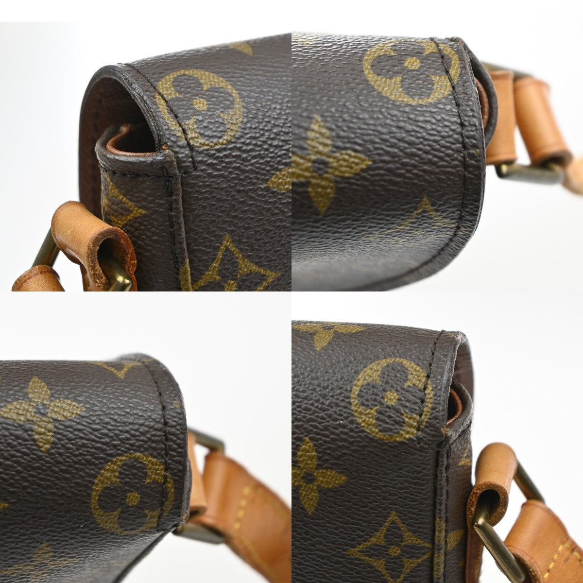LOUIS VUITTON Chantilly GM Shoulder Bag Monogram Leather Brown M51232 81SA010