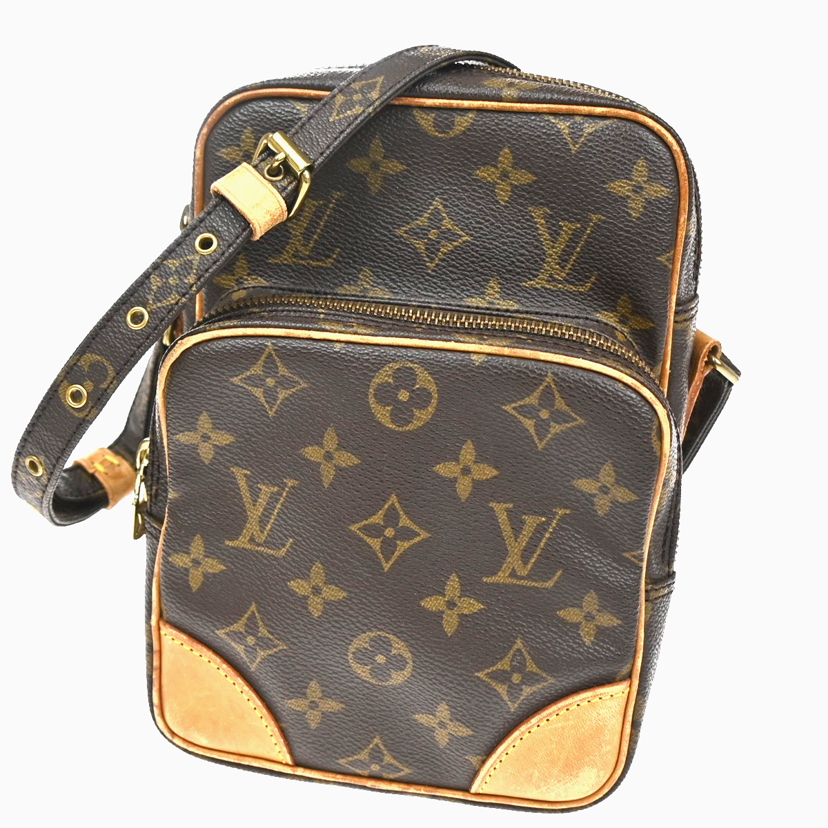 LOUIS VUITTON Amazon Crossbody Shoulder Bag Monogram Leather BN M45236 80CA878