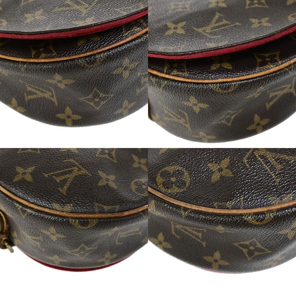 LOUIS VUITTON LV Tambourine Shoulder Bag Monogram Leather Brown M51179 73HC027
