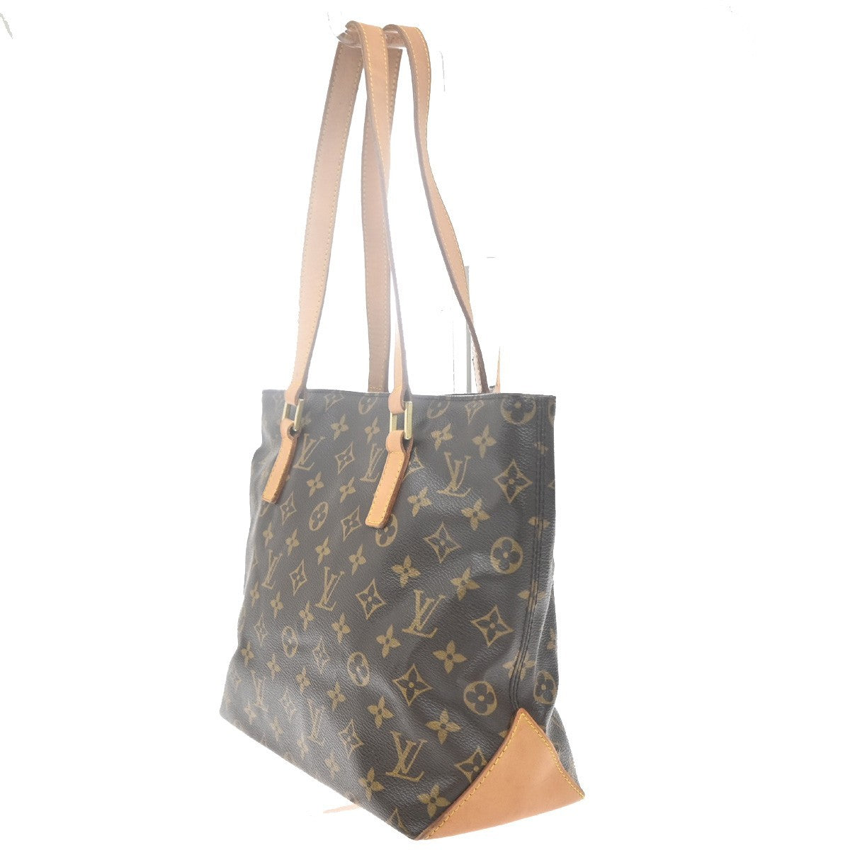 LOUIS VUITTON Cabas Piano Shoulder Bag Monogram Leather Brown M51148 70EF801