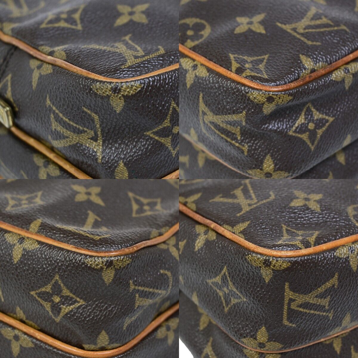 LOUIS VUITTON Mini Amazon Shoulder Bag Monogram Leather Brown M45238 69EB549
