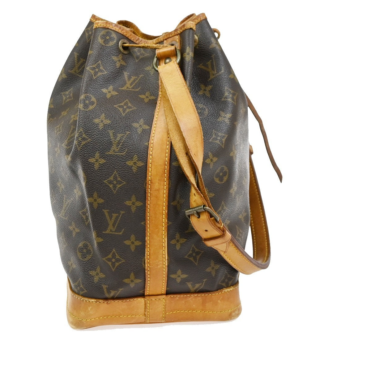 LOUIS VUITTON Noe GM Drawstring Shoulder Bag Monogram Leather BN M42224 83SA066