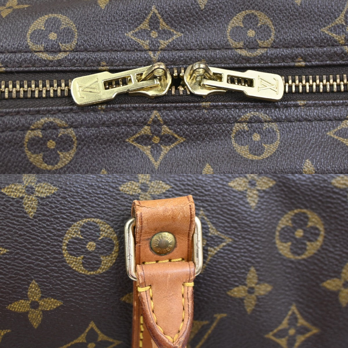 LOUIS VUITTON Sirius 50 Travel Hand Bag Monogram Leather Brown M41406 36YJ161