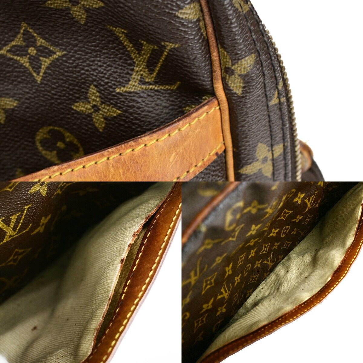 LOUIS VUITTON Reporter GM Crossbody Shoulder Bag Monogram Leather M45252 30EC915
