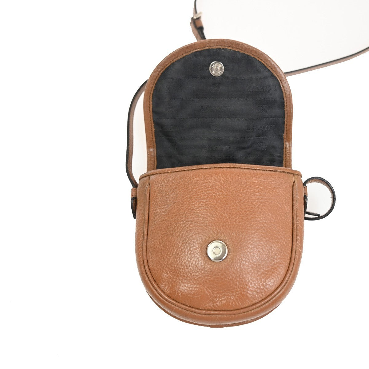 LOEWE Heritage 1846 Mini Crossbody Bag Adjustable Strap Leather Brown 38ZA362