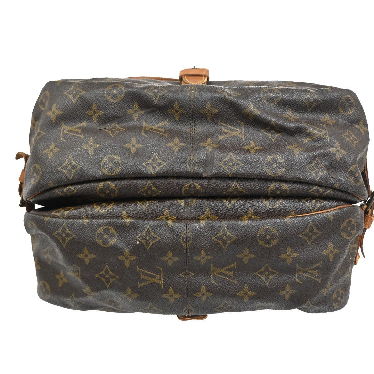 LOUIS VUITTON Saumur 35 Shoulder Bag Monogram Leather BN France M42254 39KC945