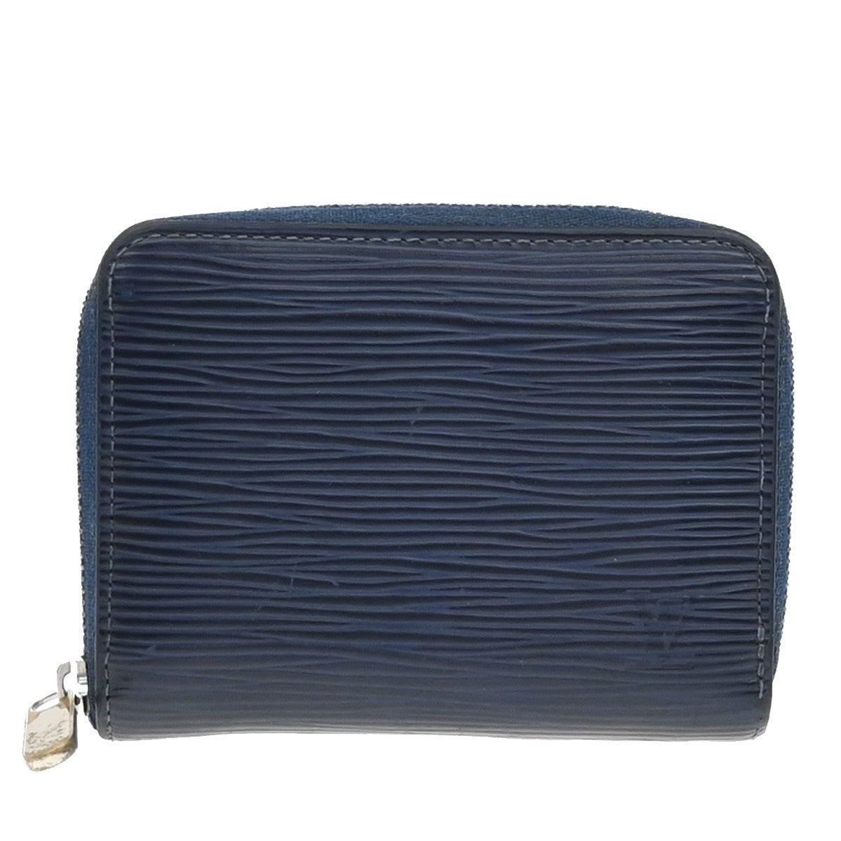 LOUIS VUITTON Zippy Coin Case Compact Wallet Epi Leather Blue M60384 67EG016