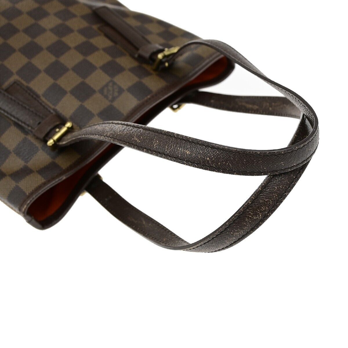 LOUIS VUITTON LV Marais Shoulder Bag Damier Ebene Leather Brown N42240 73ED847