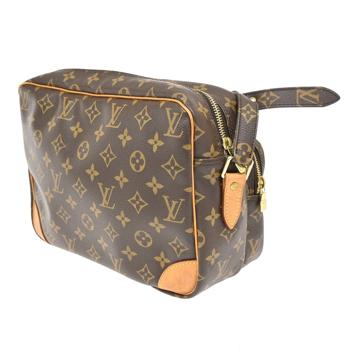 LOUIS VUITTON Nile Crossbody Shoulder Bag Monogram Leather Brown M45244 98KB813