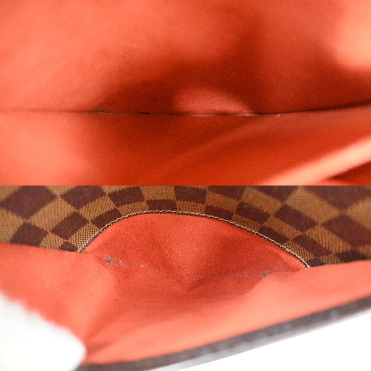 LOUIS VUITTON Ipanema PM Shoulder Bag Damier Ebene Leather Brown N51294 21KB771