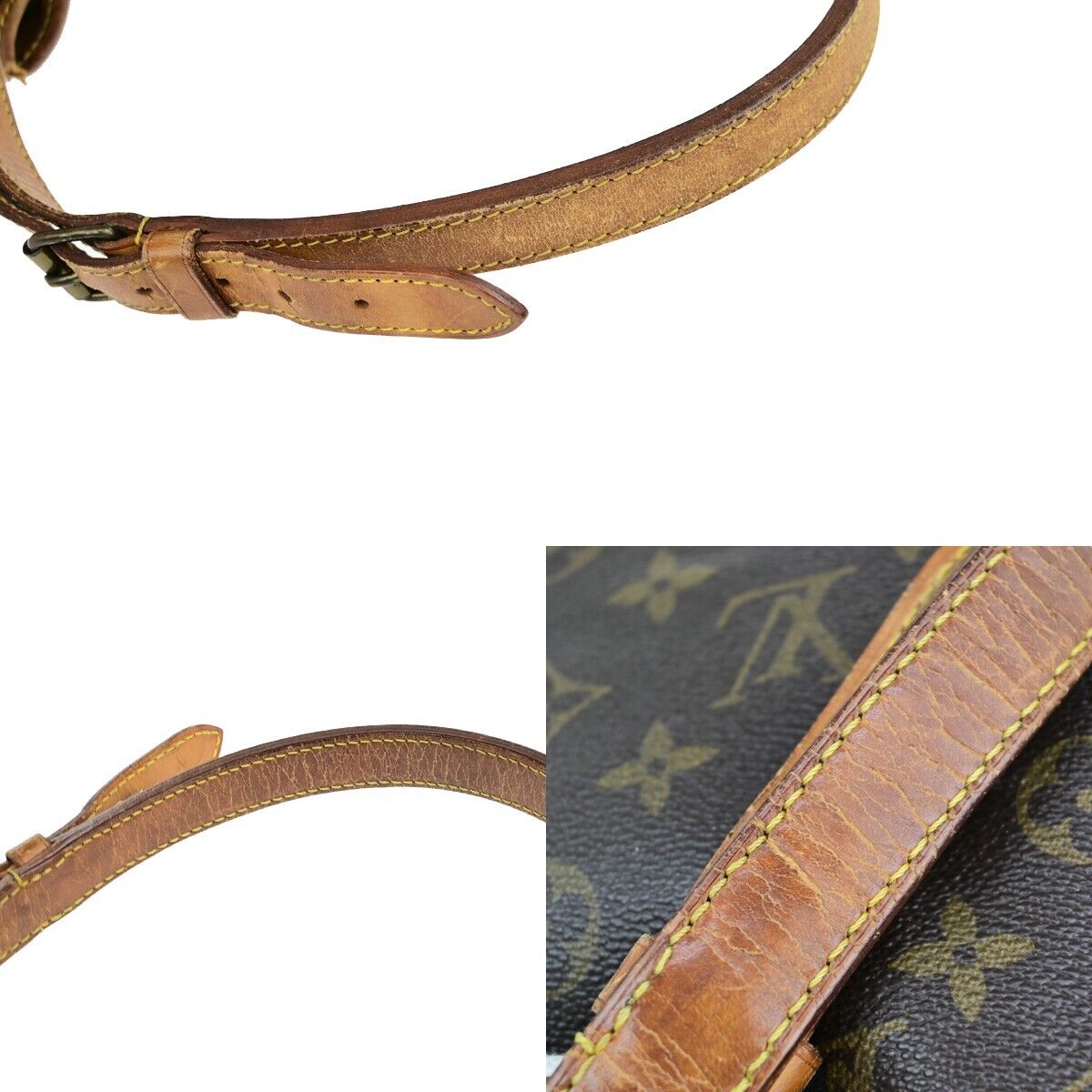 LOUIS VUITTON Noe GM Drawstring Shoulder Bag Monogram Leather BN M42224 04ED362