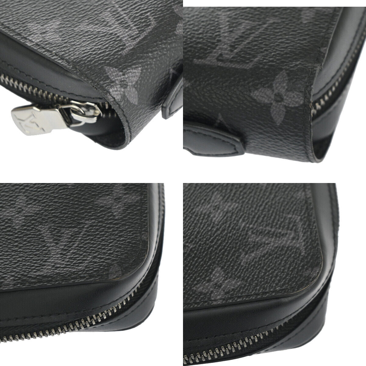 LOUIS VUITTON Zippy XL Long Bifold Wallet Monogram Eclipse BK M61698 23RH546