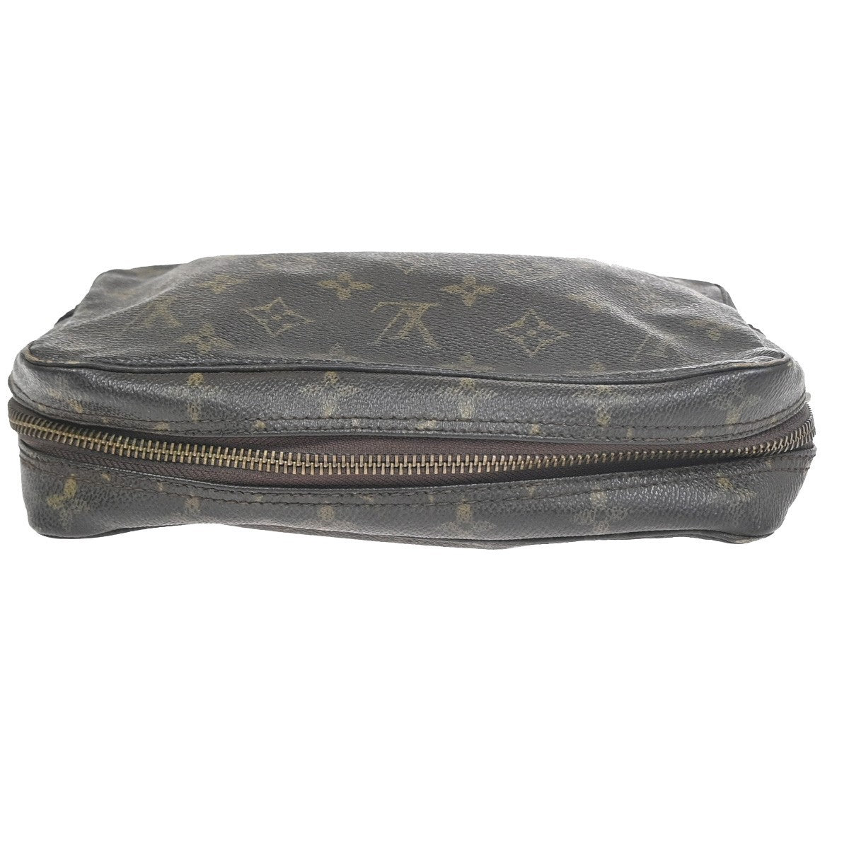 LOUIS VUITTON Trousse Toilette 23 Clutch Hand Bag Monogram Brown M47524 67KC797