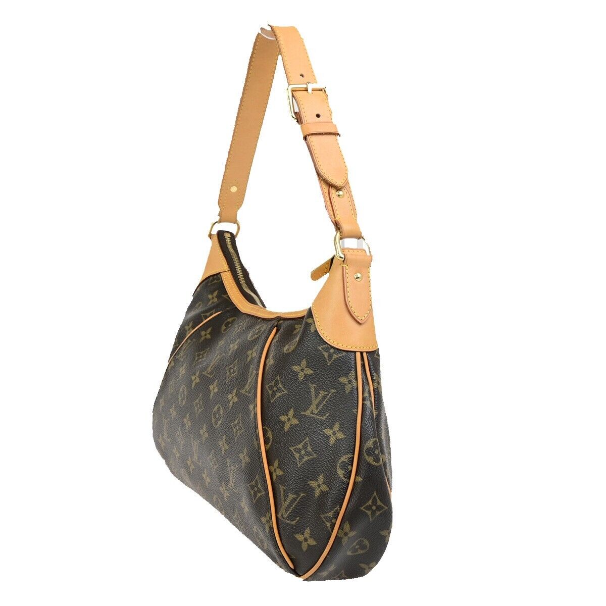 LOUIS VUITTON Thames GM Hobo Shoulder Bag Monogram Leather Brown M56383 667RF199