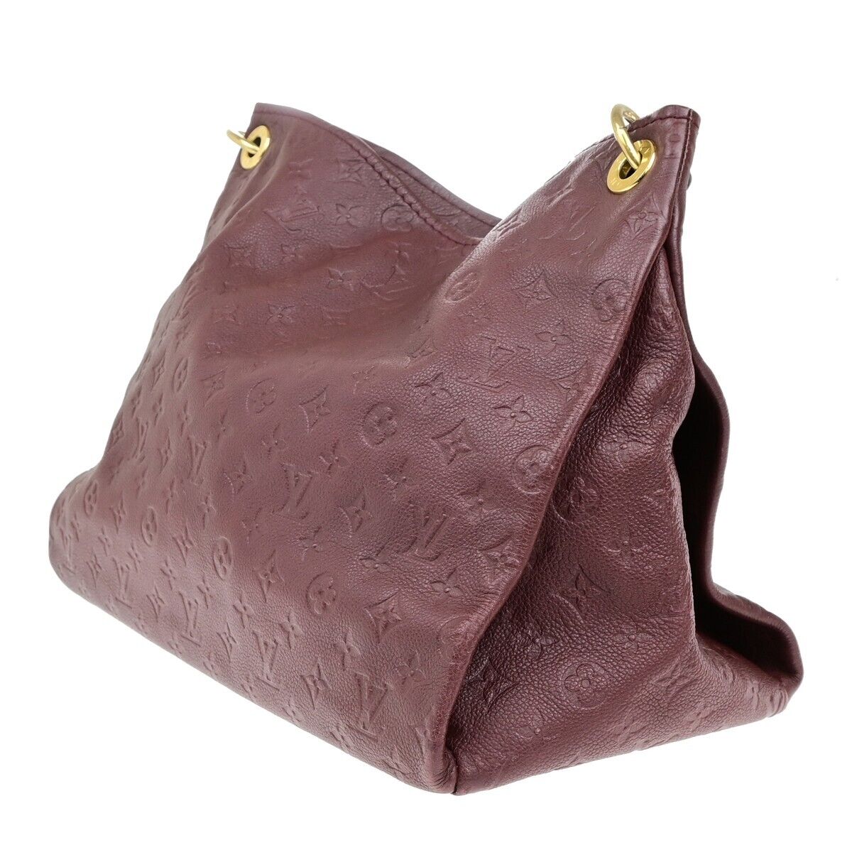 LOUIS VUITTON Artsy MM Shoulder Bag Monogram Empreinte Red M93451 614EE043