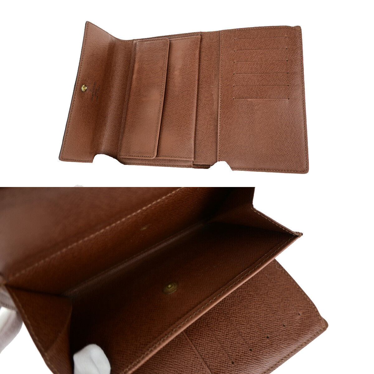 LOUIS VUITTON Porte Tresor Etui Papier Trifold Wallet Monogram BN M61202 01YE842