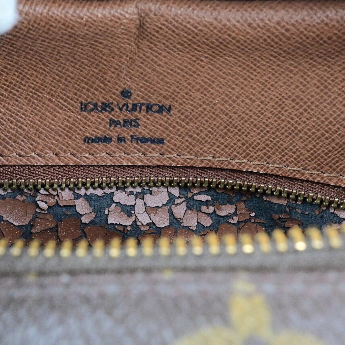 LOUIS VUITTON Boulogne 35 Shoulder Bag Monogram Leather Brown M51260 76YG593