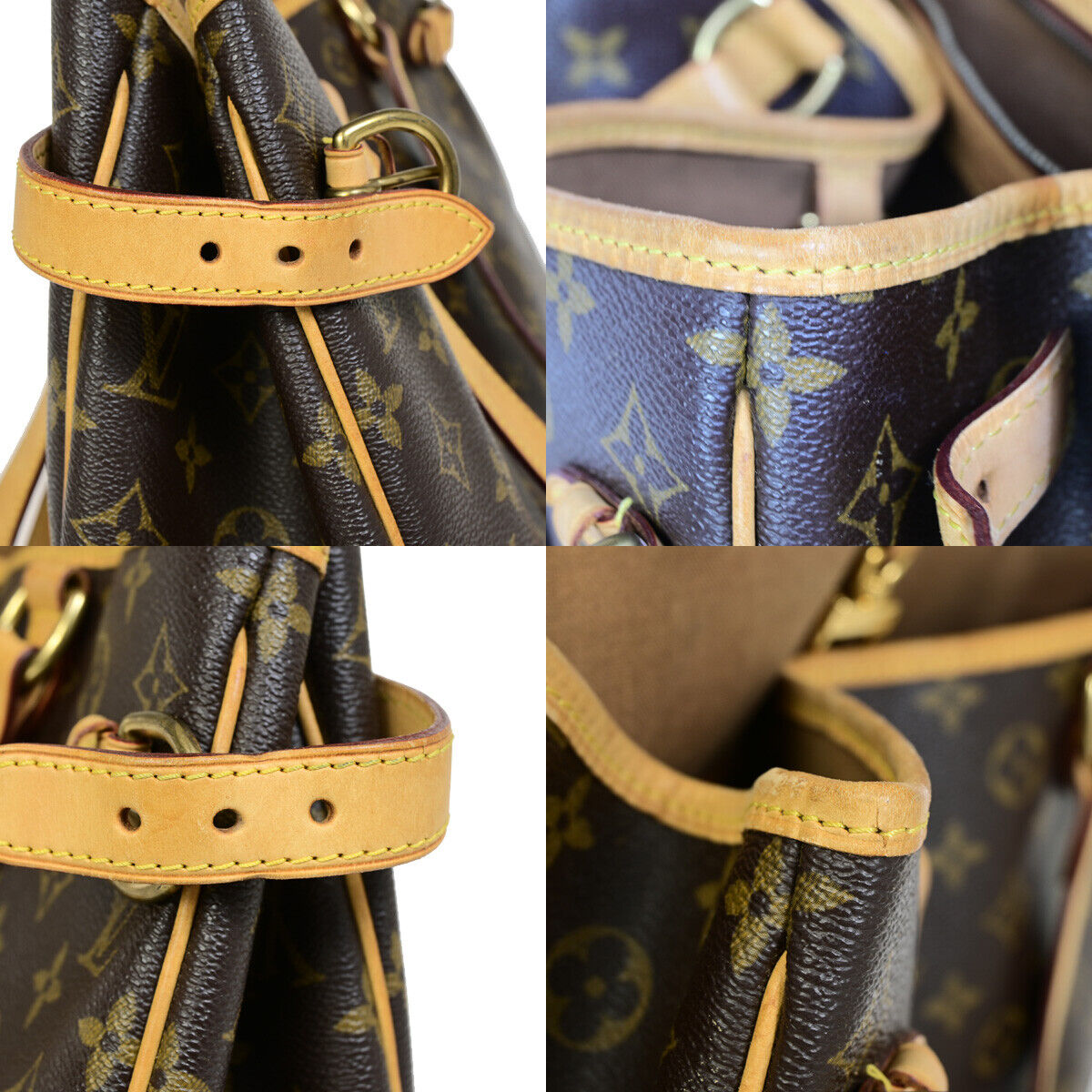 LOUIS VUITTON Batignolles Horizontal Shoulder Bag Monogram Brown M51154 10YF398