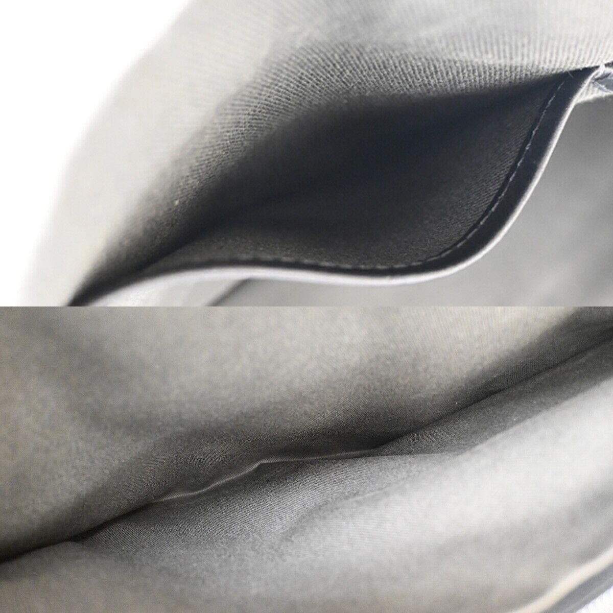 BERLUTI Lift Calligraphy 2Way Briefcase Clutch Hand Bag Leather Brown BK 44RH278