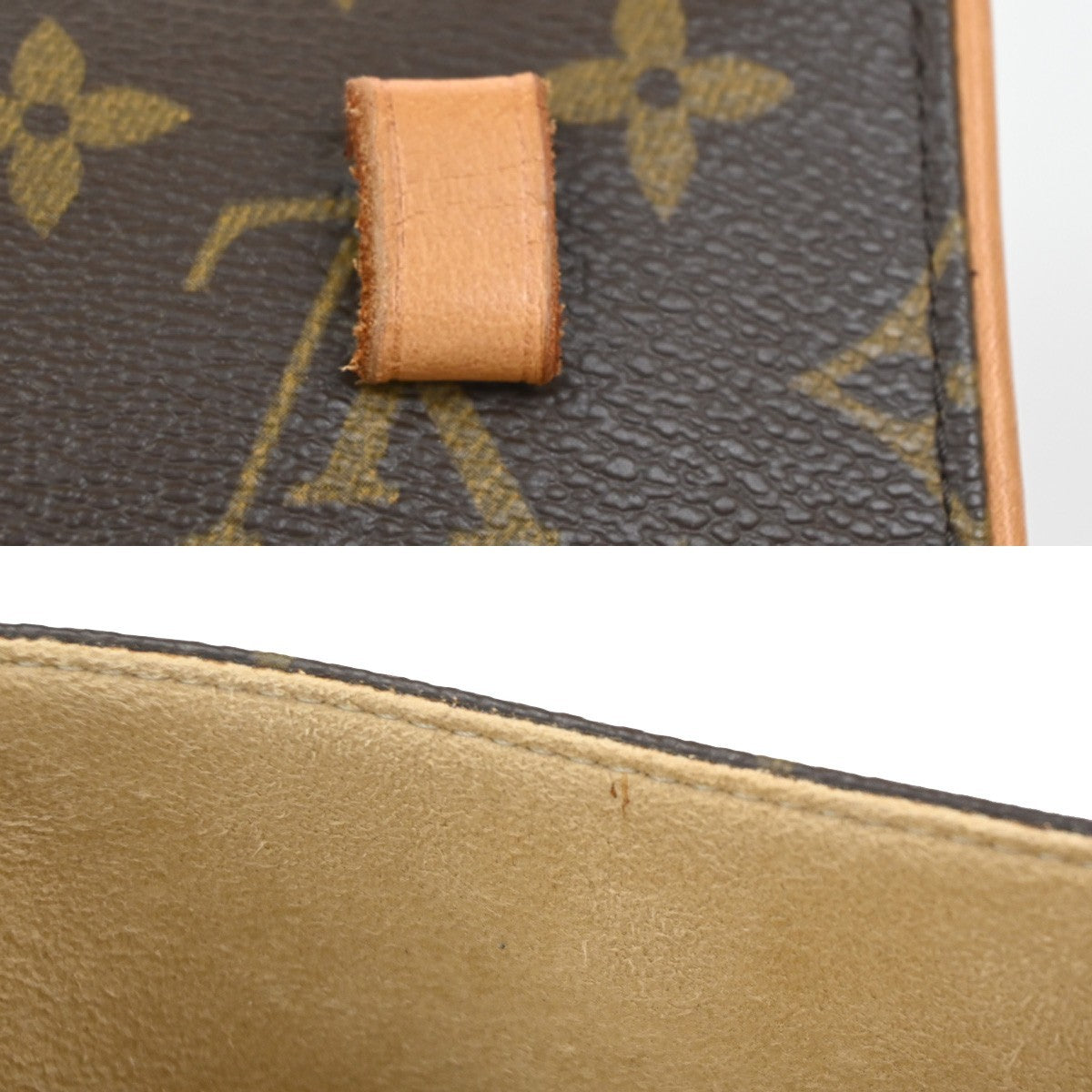 LOUIS VUITTON Pochette Florentine Bum Bag Monogram Leather Brown M51855 34PA123