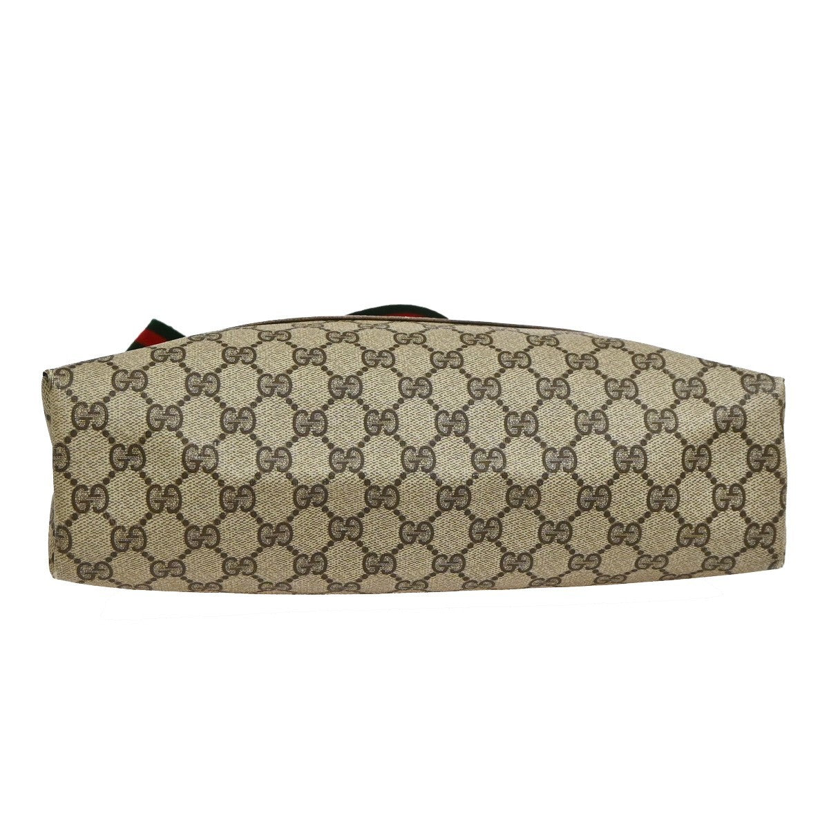 GUCCI Logo GG Pattern Sherry Web Shoulder Tote Bag PVC Leather BN Italy 63KD182