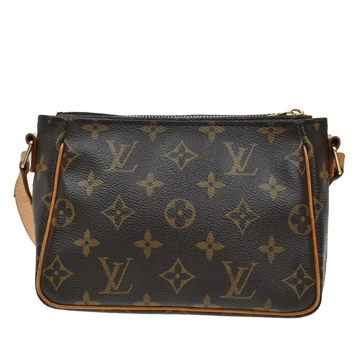 LOUIS VUITTON Viva Cite PM Shoulder Bag Monogram Leather Brown M51165 49MA011