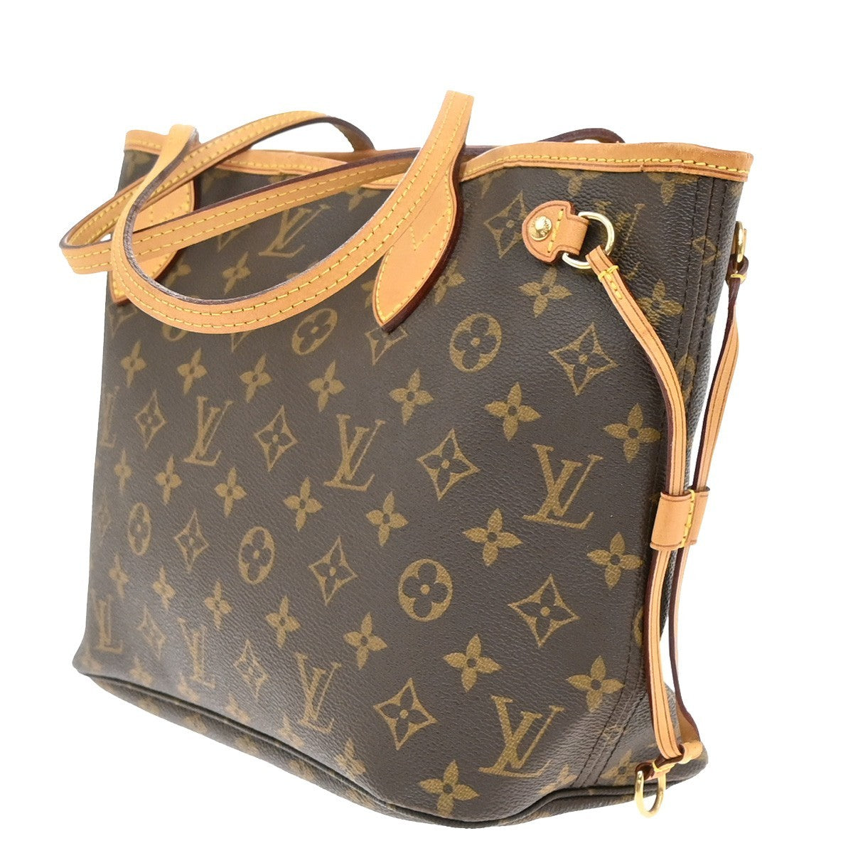 LOUIS VUITTON Neverfull PM Shoulder Tote Bag Monogram Leather BN M40155 50EF814