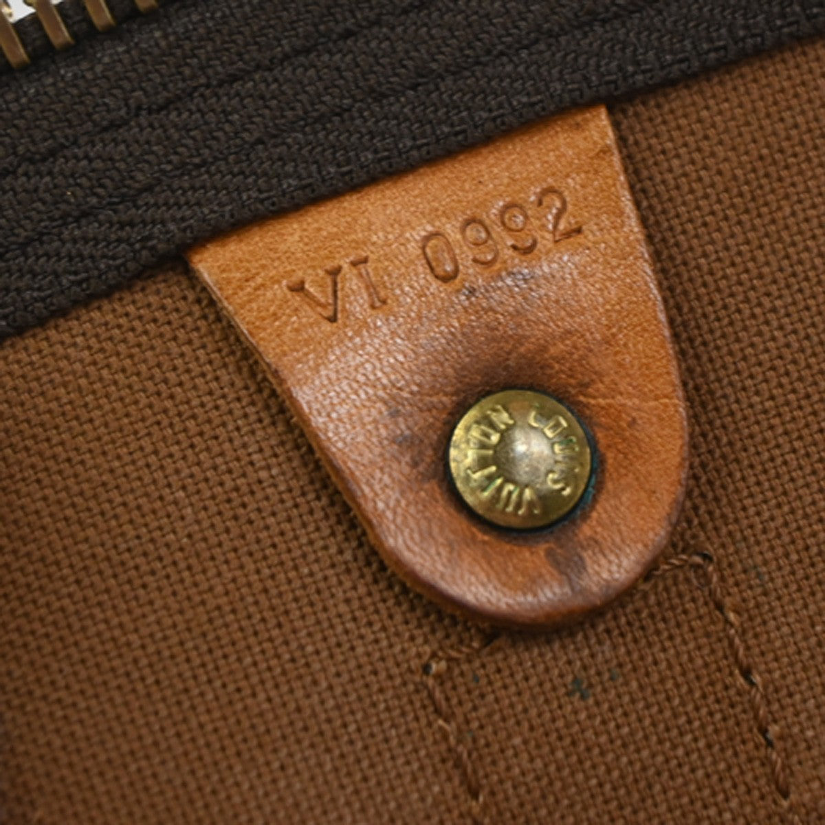 LOUIS VUITTON Keepall 55 Travel Hand Bag Monogram Leather Brown M41424 77YJ053