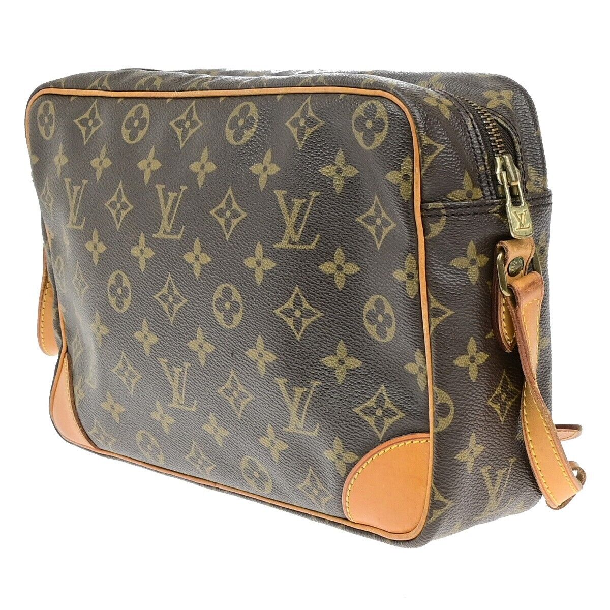 LOUIS VUITTON Trocadero 30 Shoulder Bag Monogram Leather Brown M51272 34ED953