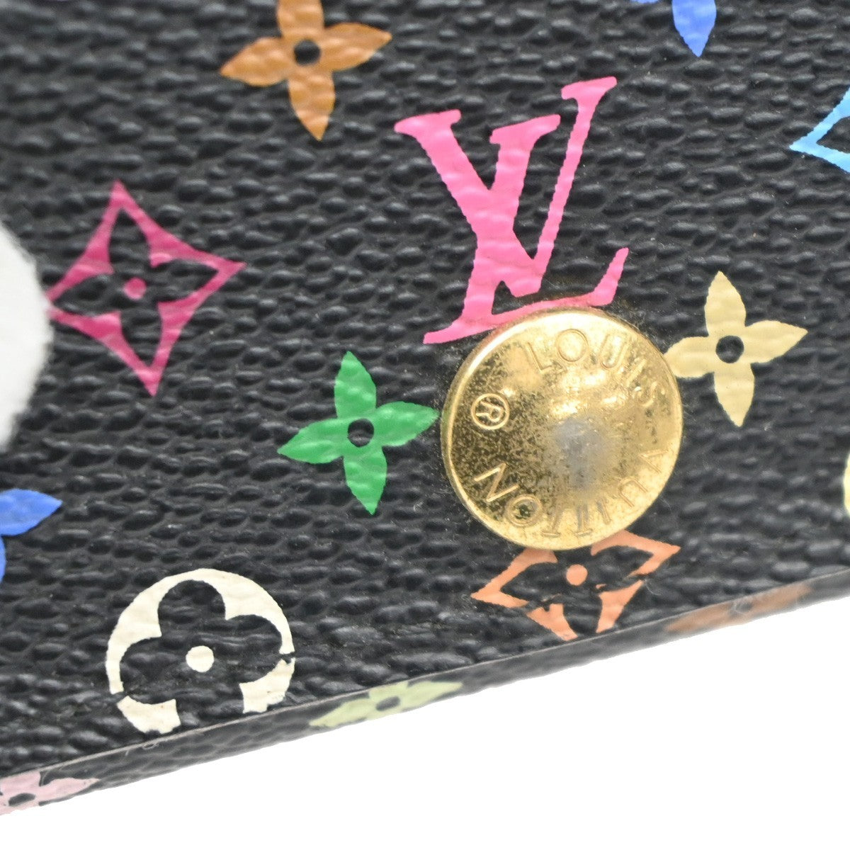 LOUIS VUITTON Multicles 4 Hooks Key Case Monogram Multi Black PK M93732 02AA121