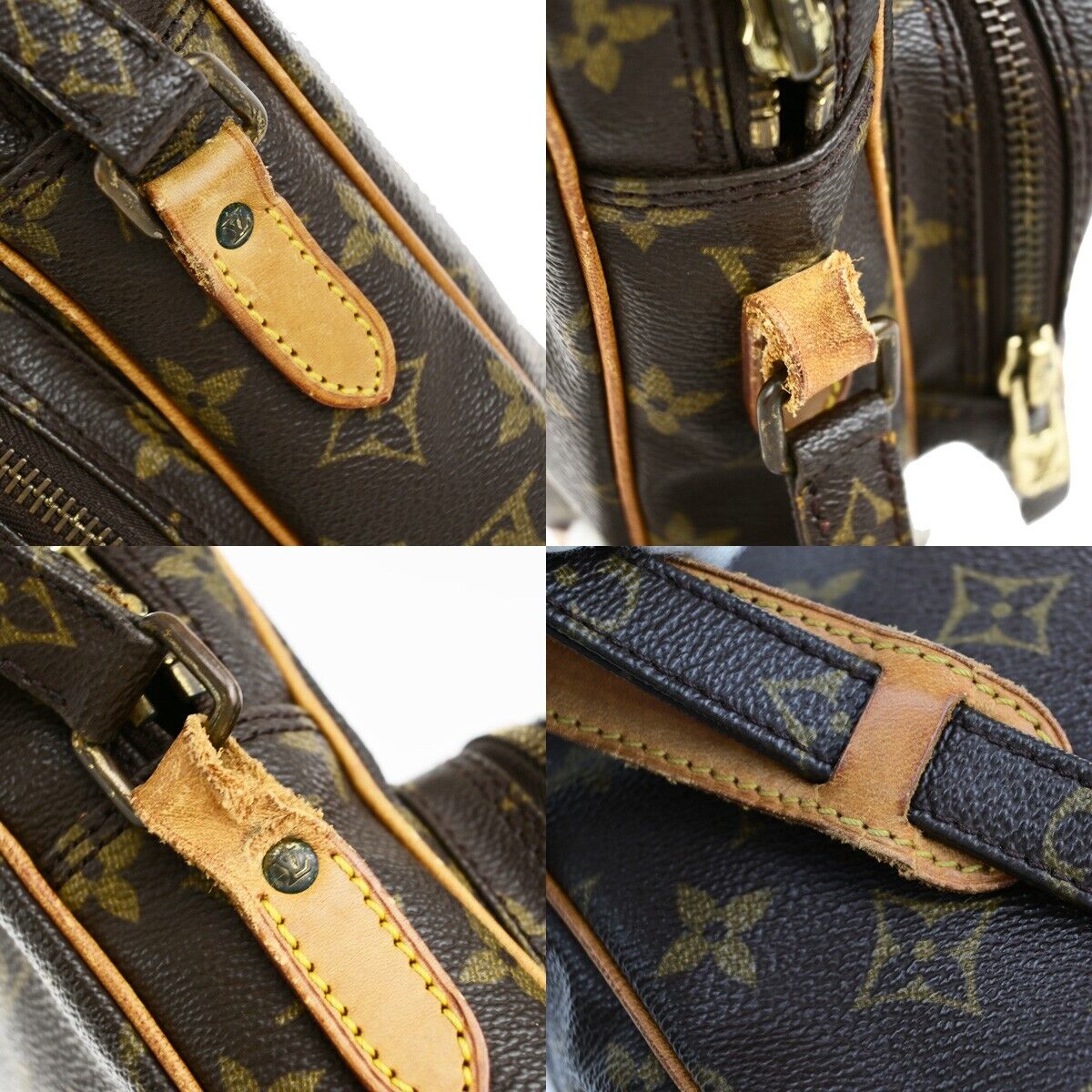 LOUIS VUITTON Amazon Crossbody Shoulder Bag Monogram Leather BN M45236 30ED020