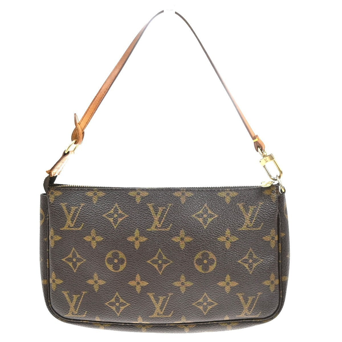 LOUIS VUITTON Pochette Accessoires Hand Bag Monogram Leather BN M51980 16MA237