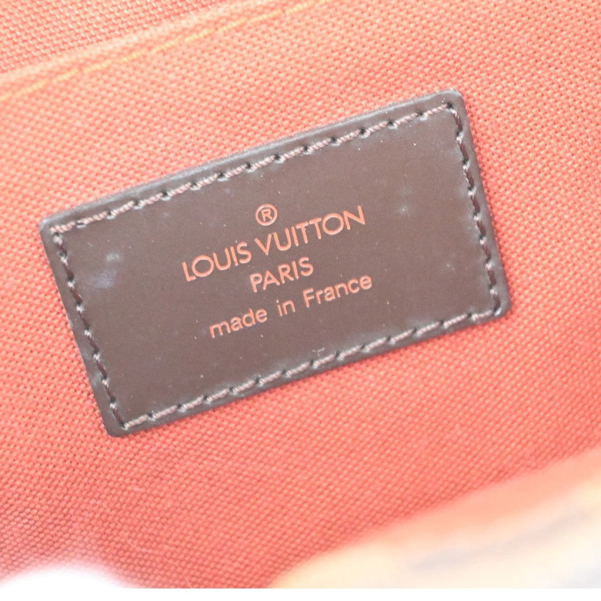 LOUIS VUITTON Clifton Shoulder Bag Damier Ebene Leather Brown N51149 93MA534