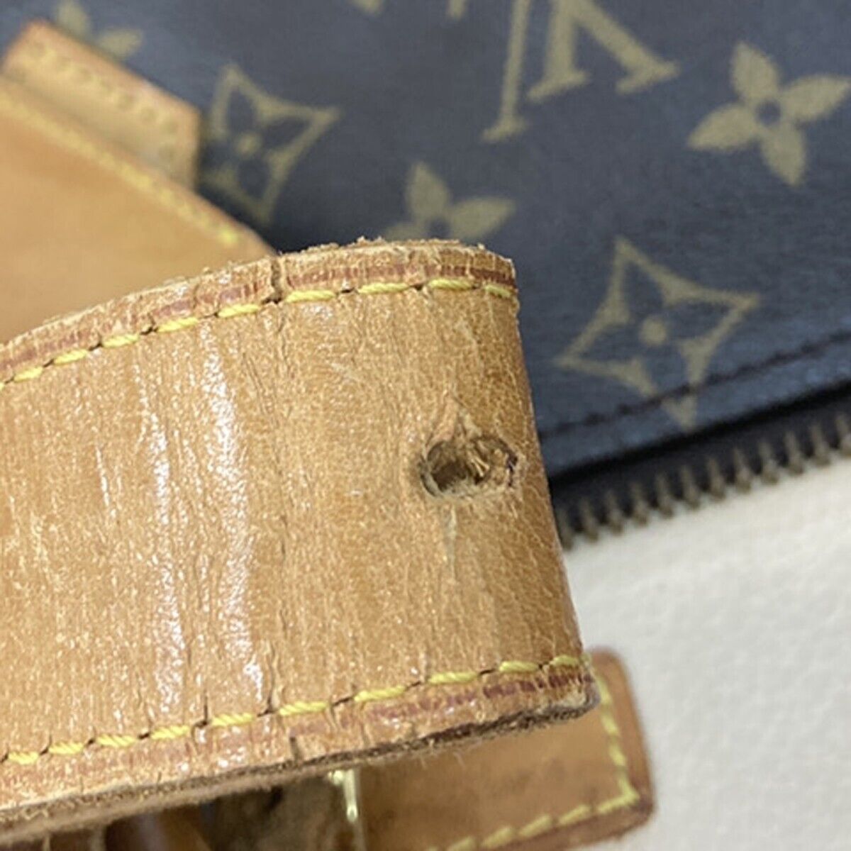 LOUIS VUITTON Cruiser 50 Travel Hand Bag  Monogram Leather Brown M41137 70EC890