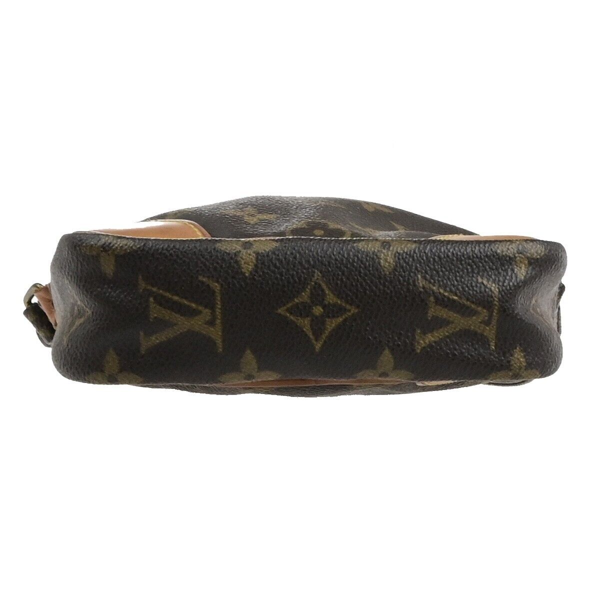 LOUIS VUITTON Danube Shoulder Bag Monogram Leather Brown France M45266 65ED334